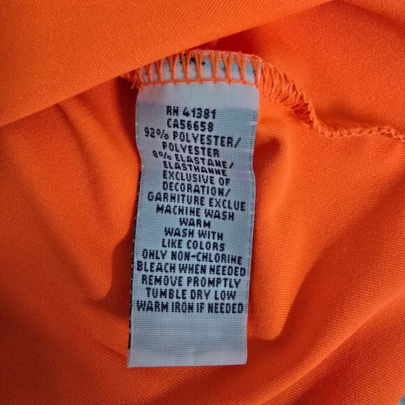 Polo Ralph Lauren Performance Polo Shirt Men M Orange Stretch Golf - Picture 13 of 13